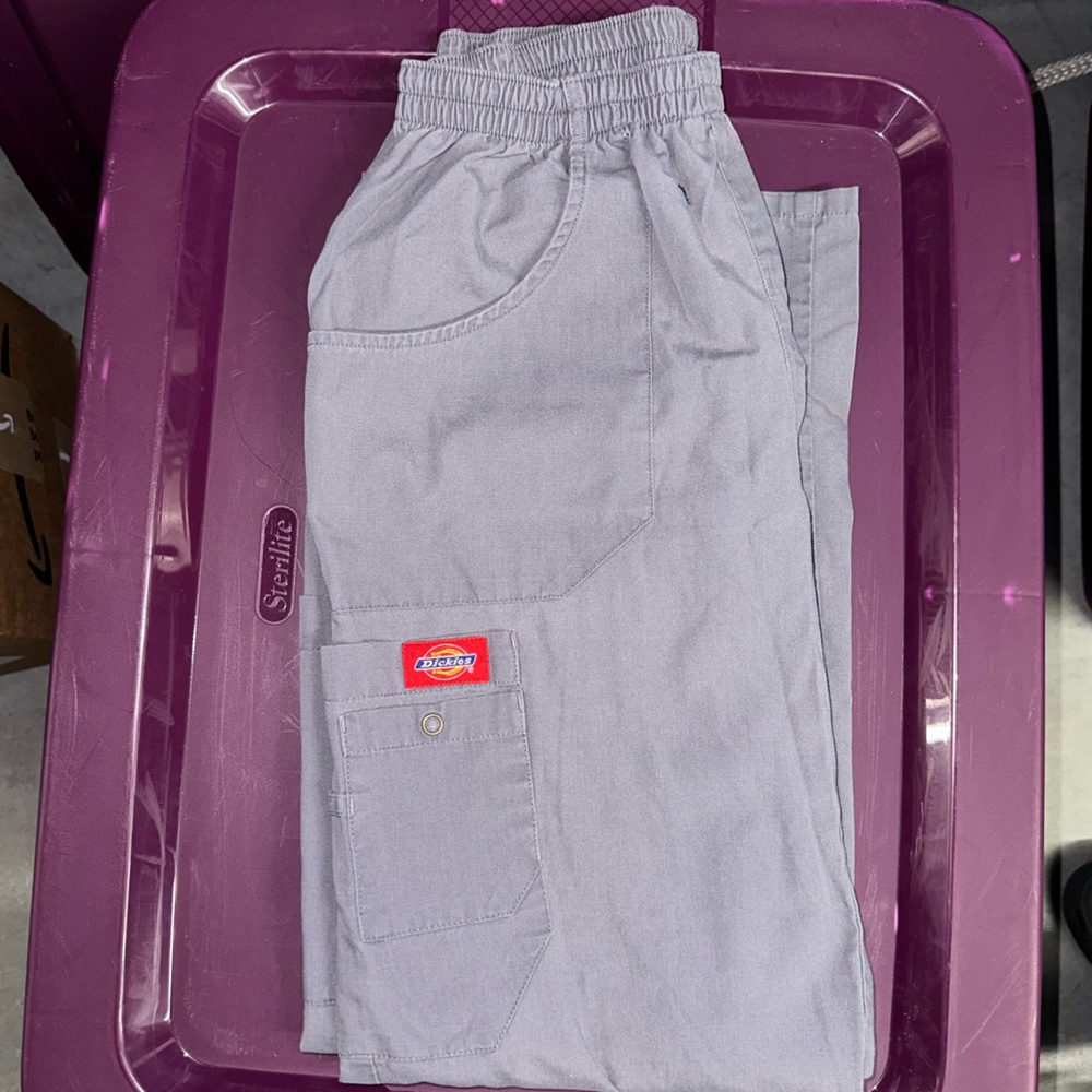 Gray Dickies Scrub Bottoms